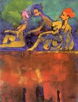 Scene with Four Figures