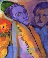 Couple and Redheaded Child