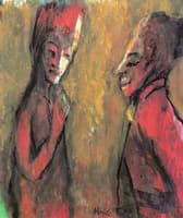 Strange Couple (Brown Ground)