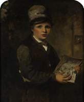 Boy Selling 'Punch'