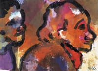 Two Heads (in Profile)