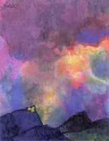 Dark Mountain Landscape