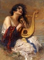 Girl with Lyre