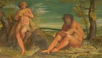Marsyas and Olympus (from the series Panels for a Musical Instrument)