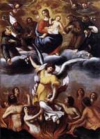 An Angel Frees the Souls of Purgatory
