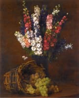 Larkspur and White Raisins
