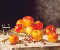 Still Life, Apples and Chestnuts