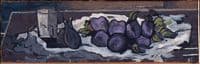 Still Life with Blue Plums and a Glass of Water
