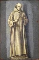 Christian Figures, St John of God Standing and Meditating on a Crucifix