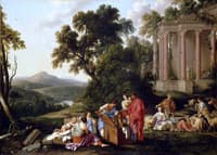 Laban Searching Jacob's Bagagge for the Stolen Idols