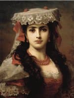 Portrait of a young Spanish woman