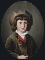 Portrait of a Boy in a Green Coat