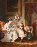 Giving A Present To Mother