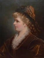 Portrait of a Blond Girl