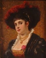 Lady In Renaissance Costume