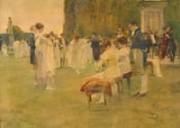 The concert in the castle garden