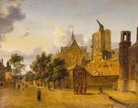 A Street Scene in Cologne