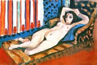 Nude on a Red Couch