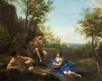Pastoral Landscape with Figures
