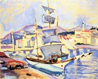 Sailboat in Port