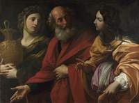 Lot and His Daughters Leaving Sodom