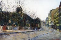 Rue Lepic in Montmartre