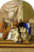 Life of Saint Bruno, Saint Bruno Receiving the Monastic Habit