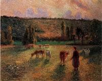 Cowherd at Eragny