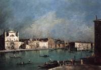 Grand Canal and Santa Lucia and the Scalzi Church