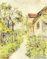 Garden with House
