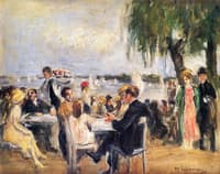 Garden Cafe on the River Elbe