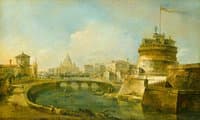 Fanciful View of the Castel Sant'Angelo, Rome