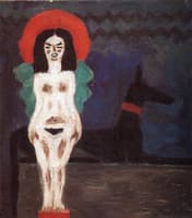 Figure with Dog