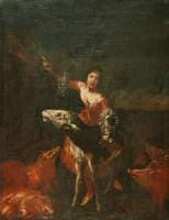 A Singer with a Donkey