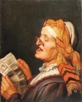 Man Reading News