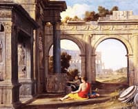 Landscape with the Arch of the Argentieri and the Colosseum