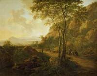 Italian Landscape with Muleteers