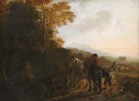 Landscape with Mounted Figures