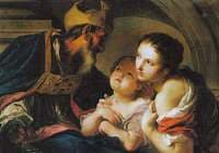 St. Nicolas of Bari with Two Children