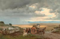 Roman Landscape With Travellers