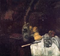 Lemons and Bottle of Dutch Gin