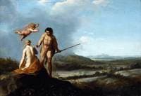 Nymph and Shepherd in Landscape