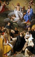 Saint Dominic Presenting the Dominican Order to Christ