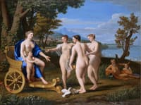 A Classical Landscape with Venus and Cupid Accompagnied by the Three Graces