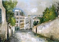 Rue du Mont-Cenis in Montmartre