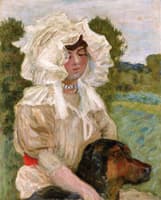 Misia Natanson and Her Dog