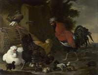 A Cock, Hens and Chicks