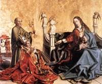 Retable of Saint Peter: Presentation of Cardinal de Mies to the Virgin (panel dismembered)