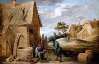 A Peasant Eating Mussels