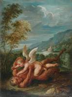 Cupid Overcoming Pan (after Annibale Carracci)